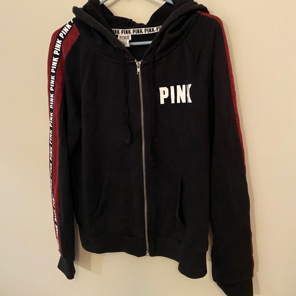 Black zip up sweatshirt